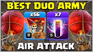 BEST DUO ARMY | 56 BALLOONS + 7 BAT SPELL Th12 Attack Strategies in Clash of Clans