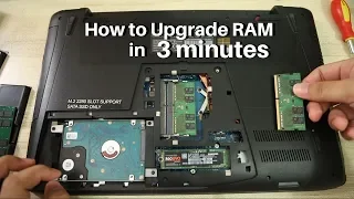 How to Upgrade Ram / Memory of Asus Laptop - GL552VX to 32GB (Tagalog )