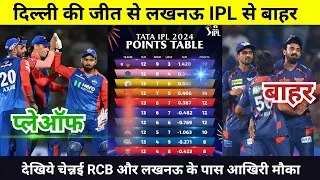 IPL Points Table 2024 Today 15 May | CSK RCB after match points table | IPL 2024