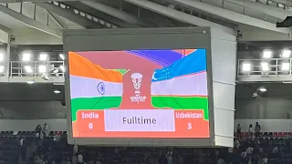 #AsianCup2023 | Group B : India 0-Uzbekistan 3