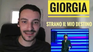 Israeli Reacts Giorgia - Strano il mio destino (1996) LIVE Reaction