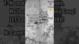 CHAPTER 244 SPOILERS : THE FINAL BATTLE! | TOKYO REVENGERS TIKTOK