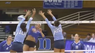 UNC Volleyball: Fields, Scoles Power #12 Heels Past Duke