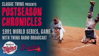 1991 WS, Game 1: Braves @ Twins (Twins Radio audio)