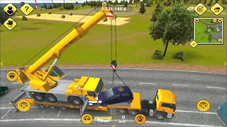 Jib Crane - Car Lifting - Construction Simulator 2014 gameplay