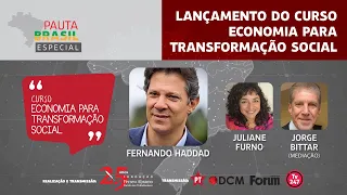 #aovivo | Lançamento do curso Economia para Transformação Social | Pauta Brasil