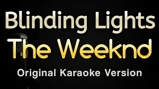 Blinding Lights - The Weeknd (Karaoke Songs With Lyrics - Original Key)