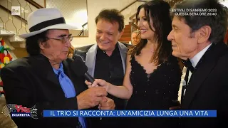 Il trio si racconta: un'amicizia lunga una vita - La vita in diretta - 09/02/2023