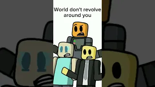 World don't revolve around you [OUTDATED] | Roblox TDS Animation #shorts #ghostlyliam #trend #tds