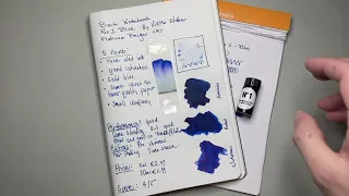 Berlin Notebook No.1 Blue Ink Review