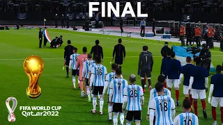 Argentina vs France FINAL Full Match - FIFA World Cup 2022 Qatar - Messi vs Mbappe - PES Gameplay PC