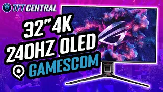 32" 4K 240Hz OLED!! First Impressions and Gamescom 2023 News and Thoughts