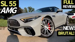 NEW 2023 Mercedes SL55 AMG | 0-60 Launch! Full review