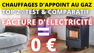 🔥Meilleurs Chauffages d'appoint à Gaz en 2023