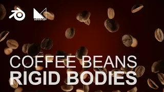 Coffee Beans RIGID BODIES - Blender Tutorial