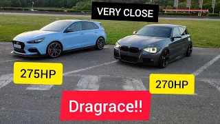 BMW 1 Series 125D Stage 1 VS Hyundai I30N