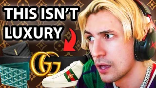 Luxury Fashion Is For Broke People | xQc Reacts