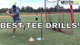 Top 10 Baseball Tee Drills  [No Partner Needed!]