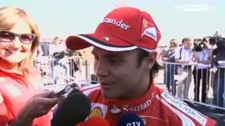 Interview with Felipe Massa after the qualifying, USA GP 2012