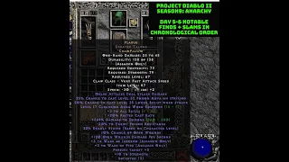 Project Diablo II | Season 9: Notable finds + IDs from day 5 + 6 of Anarchy!