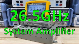 TNP #31 - HP 87421 & 83017A 26.5GHz Microwave System Amplifier Teardown, Repair & Experiments