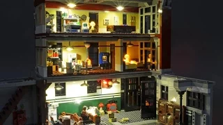 Installing Lights in the LEGO Ghostbusters Firehouse HQ