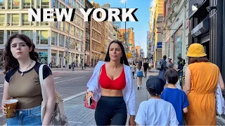 New York City Virtual Walking Tour - Manhattan 4K NYC Walk - SOHO to East Village (July 21, 2023)