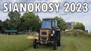 Sianokosy 2023 🔥 Drugi pokos oporem! 🔥 Koszenie i zgrabianie trawy 🔥 Ursus C-360 w akcji!