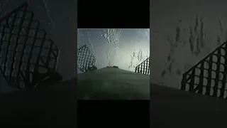 falcon 9 landing view from onboard cam#shorts #launch #rocket