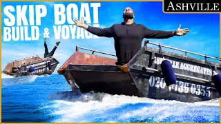 We Converted an Old Dumpster into a Speedboat | Skip Boat Build ep1