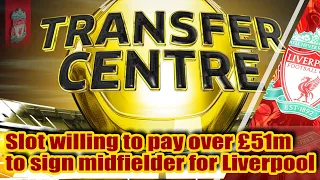 Slot willing to pay over £51m to sign midfielder for Liverpool