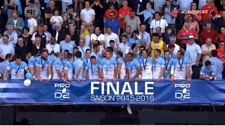 Bayonne remporte la finale d'accesion au Top 14 face à Aurillac