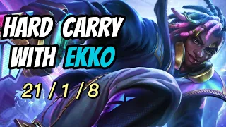 How to Hard Carry with EKKO | Xiao Lao Ban