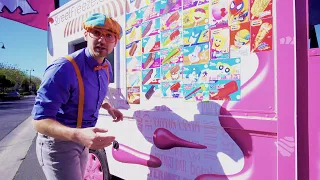 Blippi Visita un Camión de Helados | Blippi Españo | Aprende Colores y Objetos