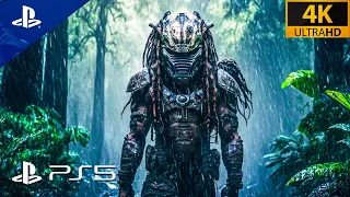(PS5) Humans vs. Predator | MOVIE LIKE ULTRA Realistic Graphics Gameplay [4K 60FPS HDR]
