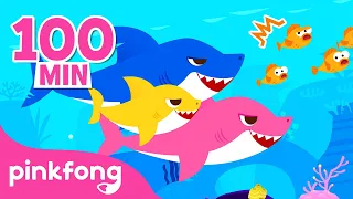 Di manakah Ayah Hiu? dan lain-lain | Kumpulan Lagu Baby Shark | Pinkfong Lagu Anak