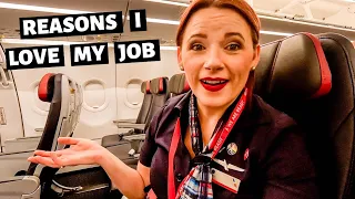 Reasons being a flight attendant is AWESOME! // Flight Attendant Life // Flight Attendant Vlog