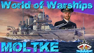 Holt euch die Moltke "T4/GER/Schlachtschiff *Review* in World of Warships auf Deutsch