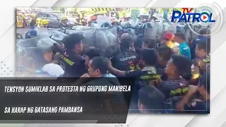 Tensyon sumiklab sa protesta ng grupong Manibela sa harap ng Batasang Pambansa | TV Patrol