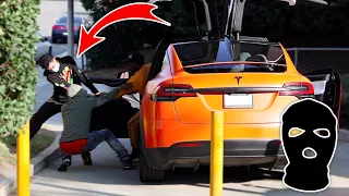 I Got ROBBED out of my 2021 Tesla in the Hood!