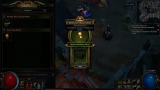 POE: Lvl 35 Mystery Box open (Wasteland Herald Effect) Incursion Event 2018/08