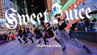 [KPOP IN PUBLIC NYC | TIMES SQUARE] 퍼플키스(PURPLE KISS) 'Sweet Juice' Dance cover by OFFBRND