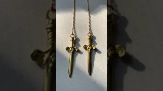 Sword Threader Earrings