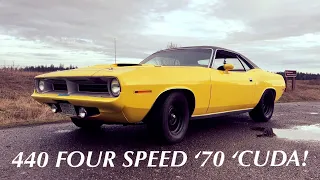 What's It Like To Drive A Freshly Restored Big Block Four Speed 1970 Plymouth 'Cuda?