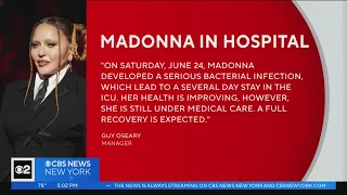 Madonna hospitalized with bacterial infection