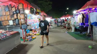 vientiane night market walking tour | laos | travel vlog | laos before lockdown