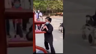 Little Girl Performs Wing Chun Wooden Dummy