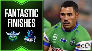 NRL 2024 | Fantastic Finishes | Raiders v Titans, Round 6