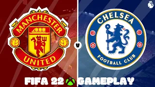 Manchester United v Chelsea | FIFA 22 Gameplay | Premier League | Next Gen | AI v AI