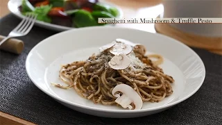 Spaghetti with Mushroom & Truffle Pesto(: 송로버섯 파스타)